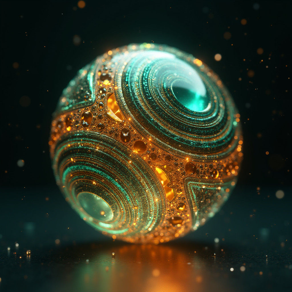 Gleaming Futuristic Toy: Breathtaking Concept Art