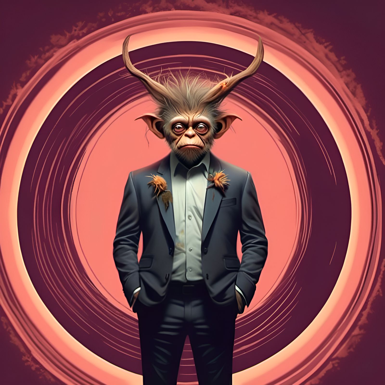 Hybrid Human Portrait Inspired by Elon Musk