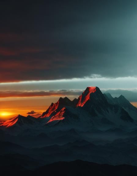Volumetric Lighting Effects in AI-Generated Image