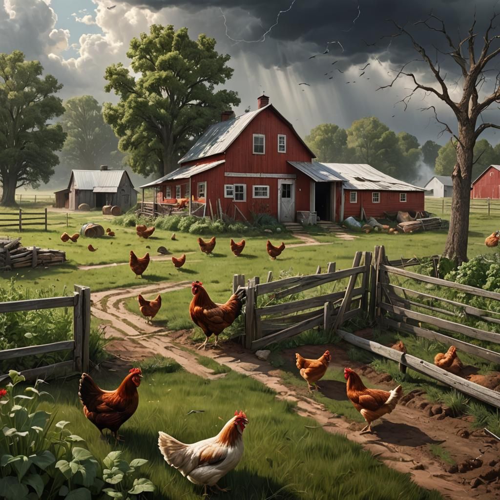 A small old single story farm house with a garden and a smal...