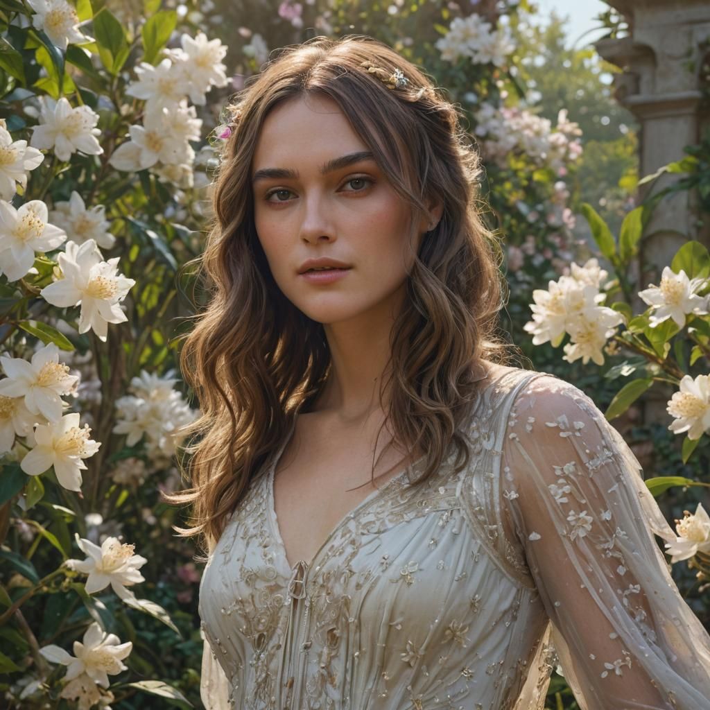 Jasmine Garden Portrait in Artgerm Style