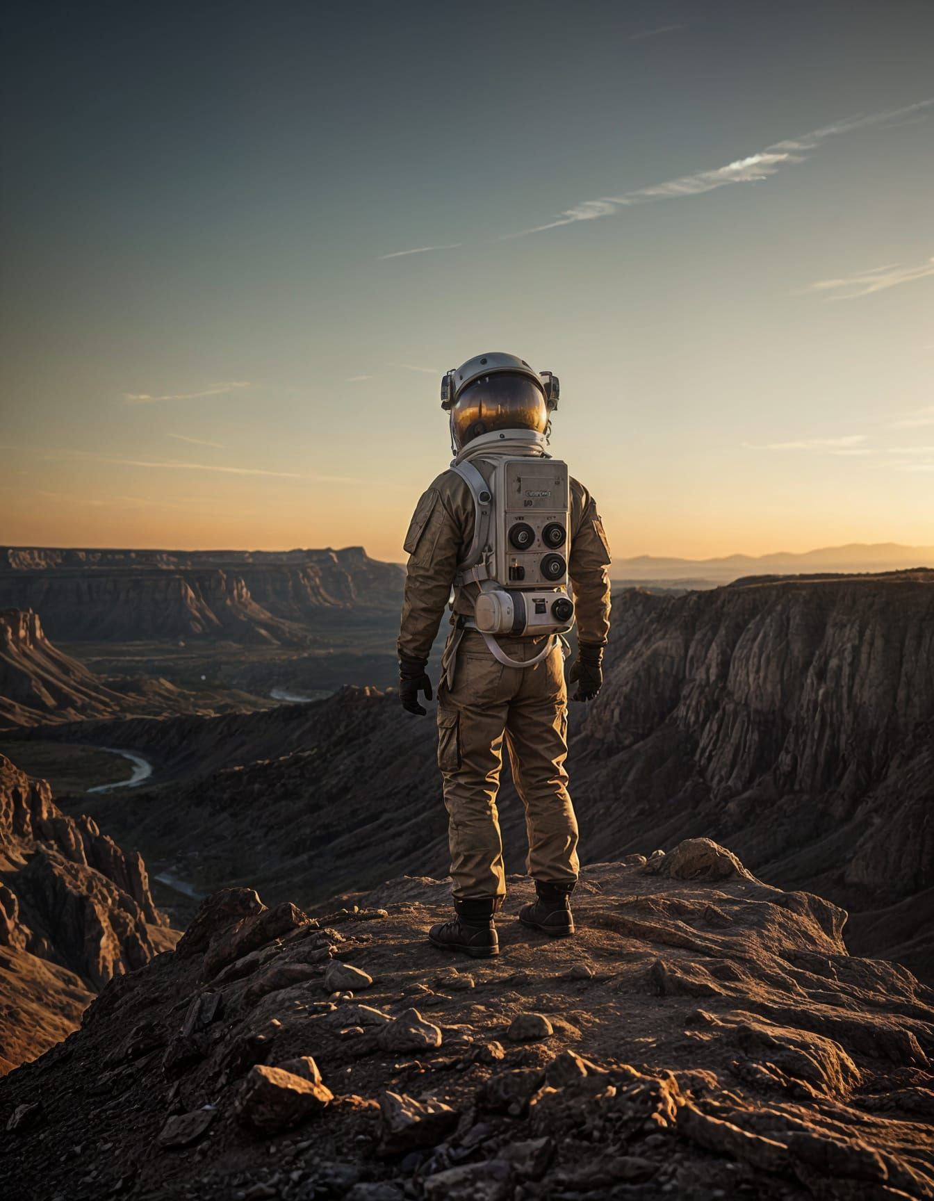 Epic Cinematic Masterpiece in 35mm Film Style