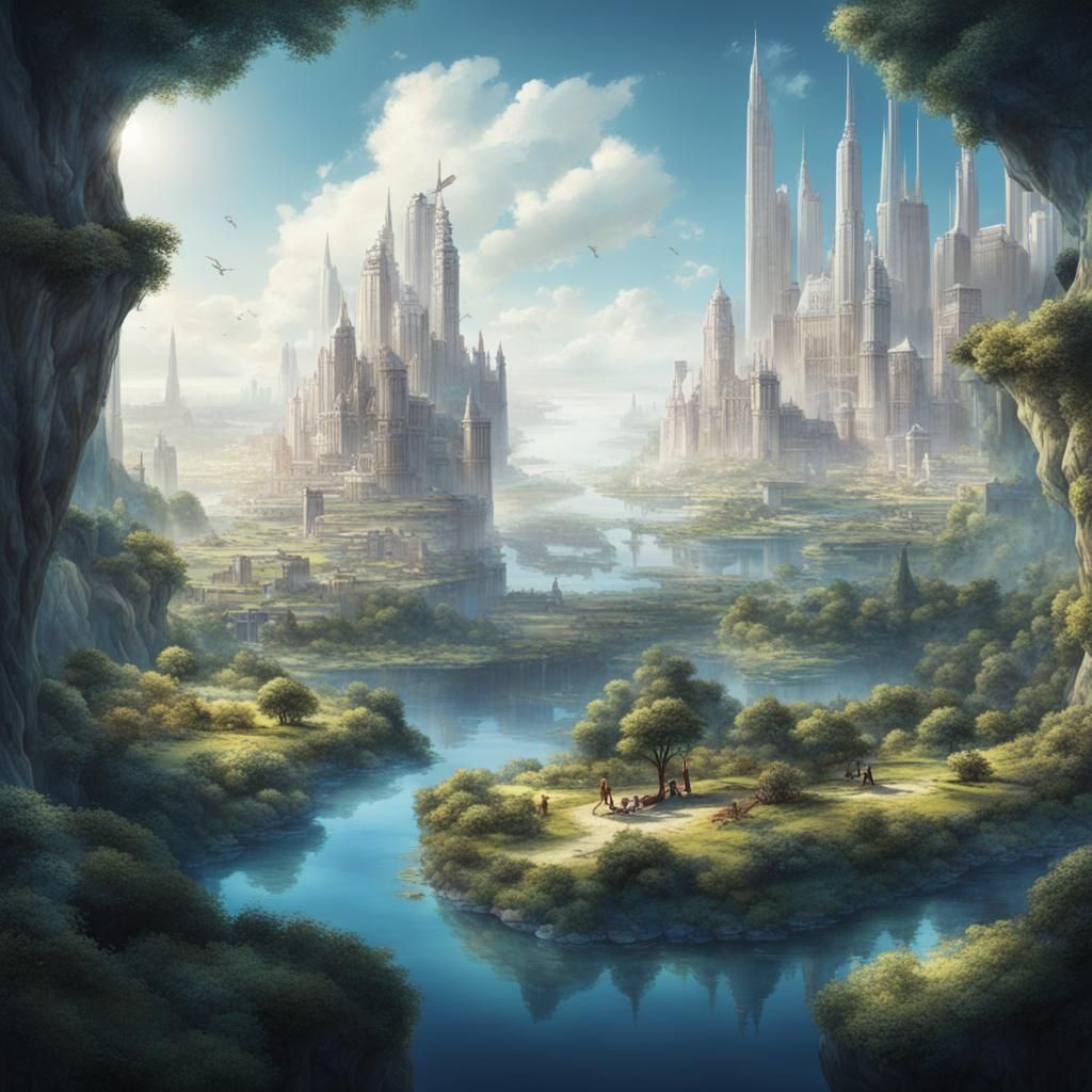 AI Realization of a Perfect Utopia