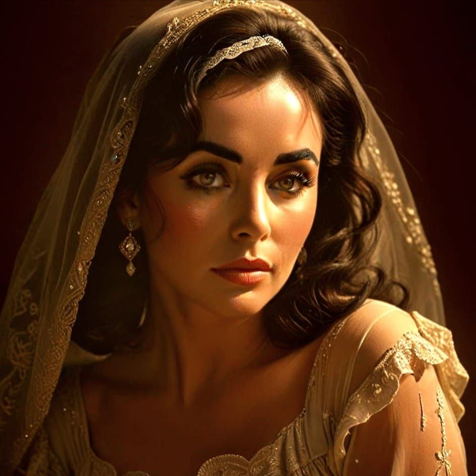 Elizabeth Taylor in Soft, Moody Lighting