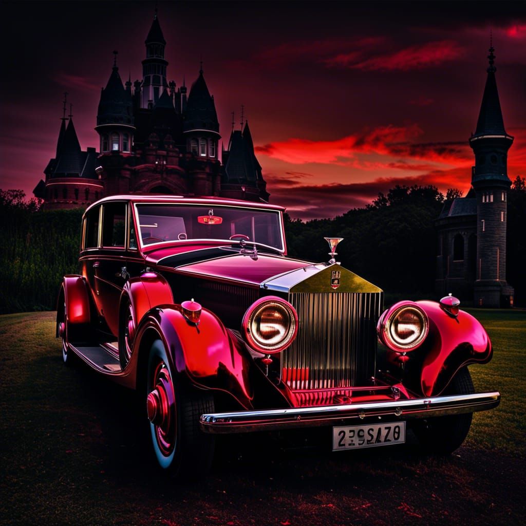 1925 Rolls Royce Phantom at Salazen Grum in Chaddispunk Styl...