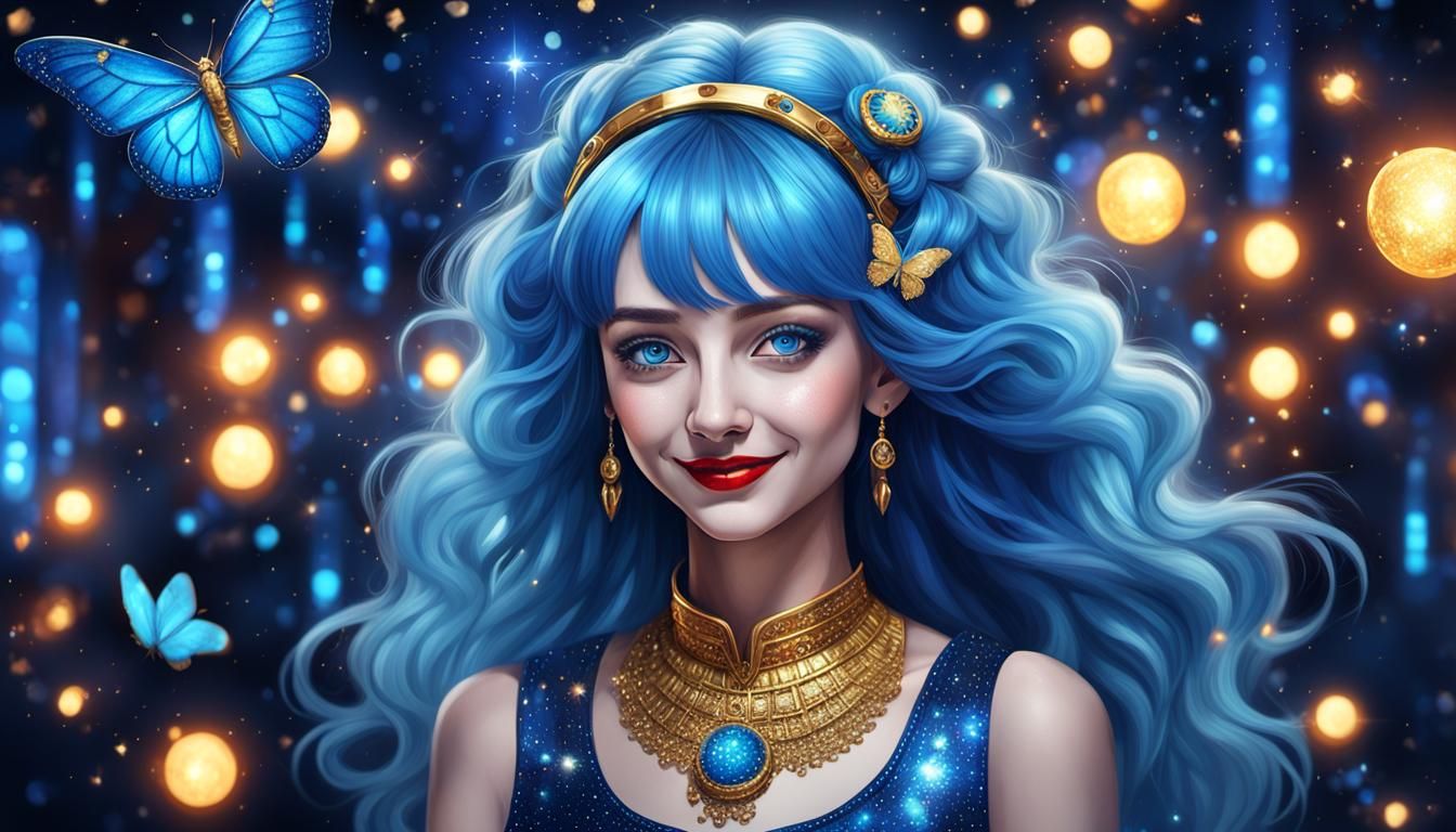 the faszination in blue