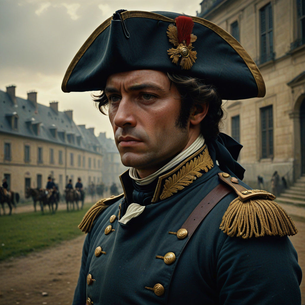 Napoleonic Soldier in Fading Light