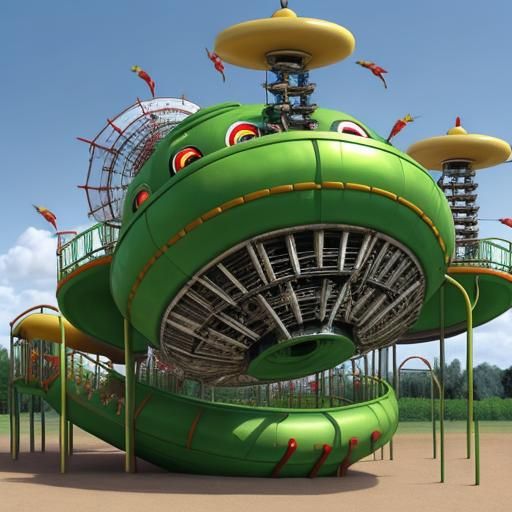 Disturbing Playground: A Medical Horror Scene