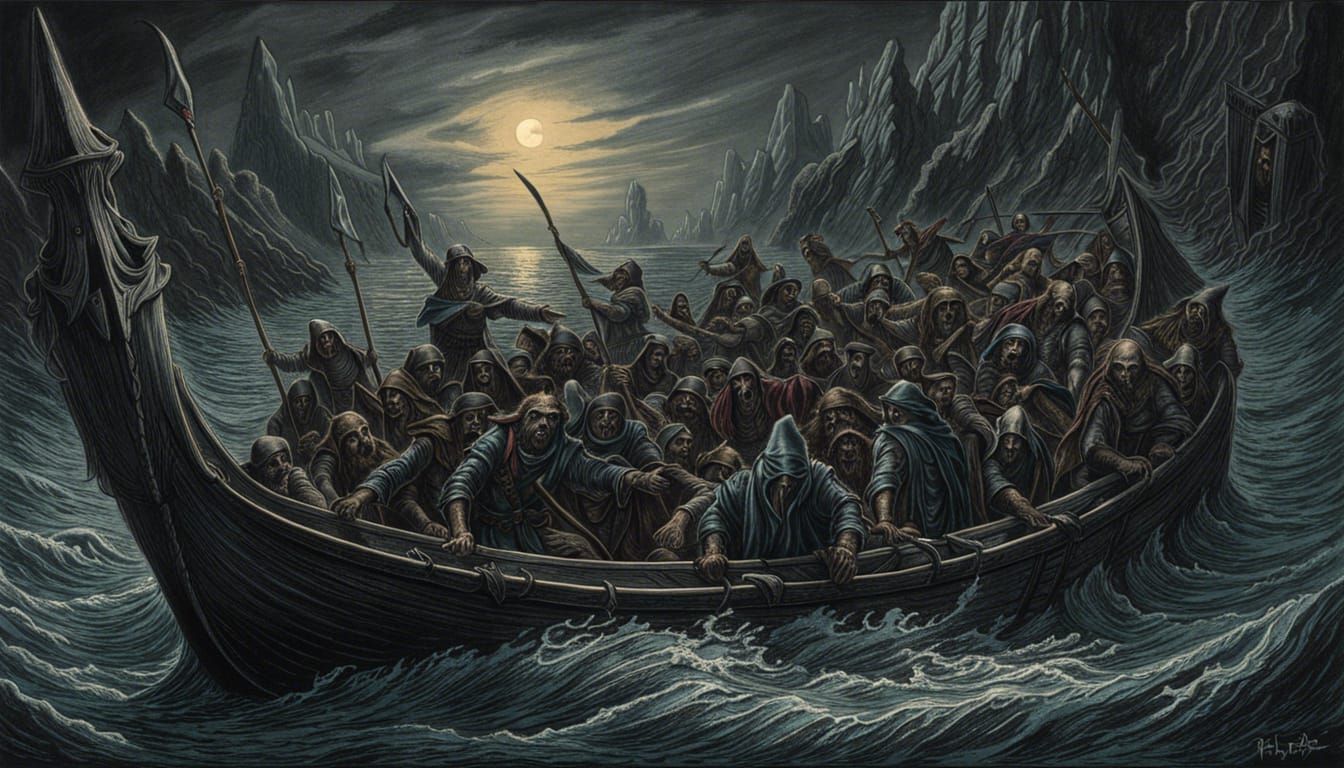 "Charon Crossing The River Styx"