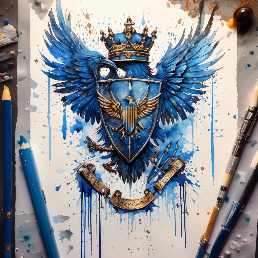 Ravenclaw Crest Drawing