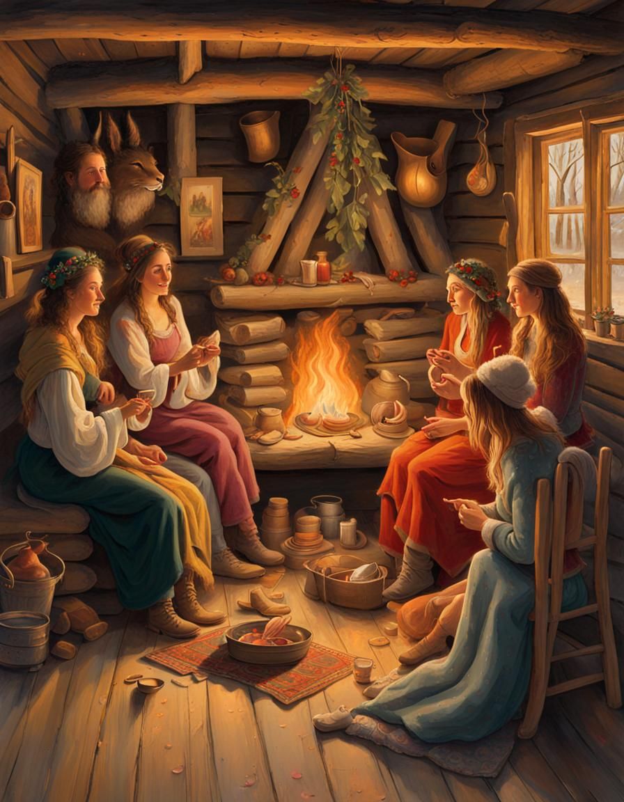 Bohemian Yule Sabbat: Studio Ghibli Style