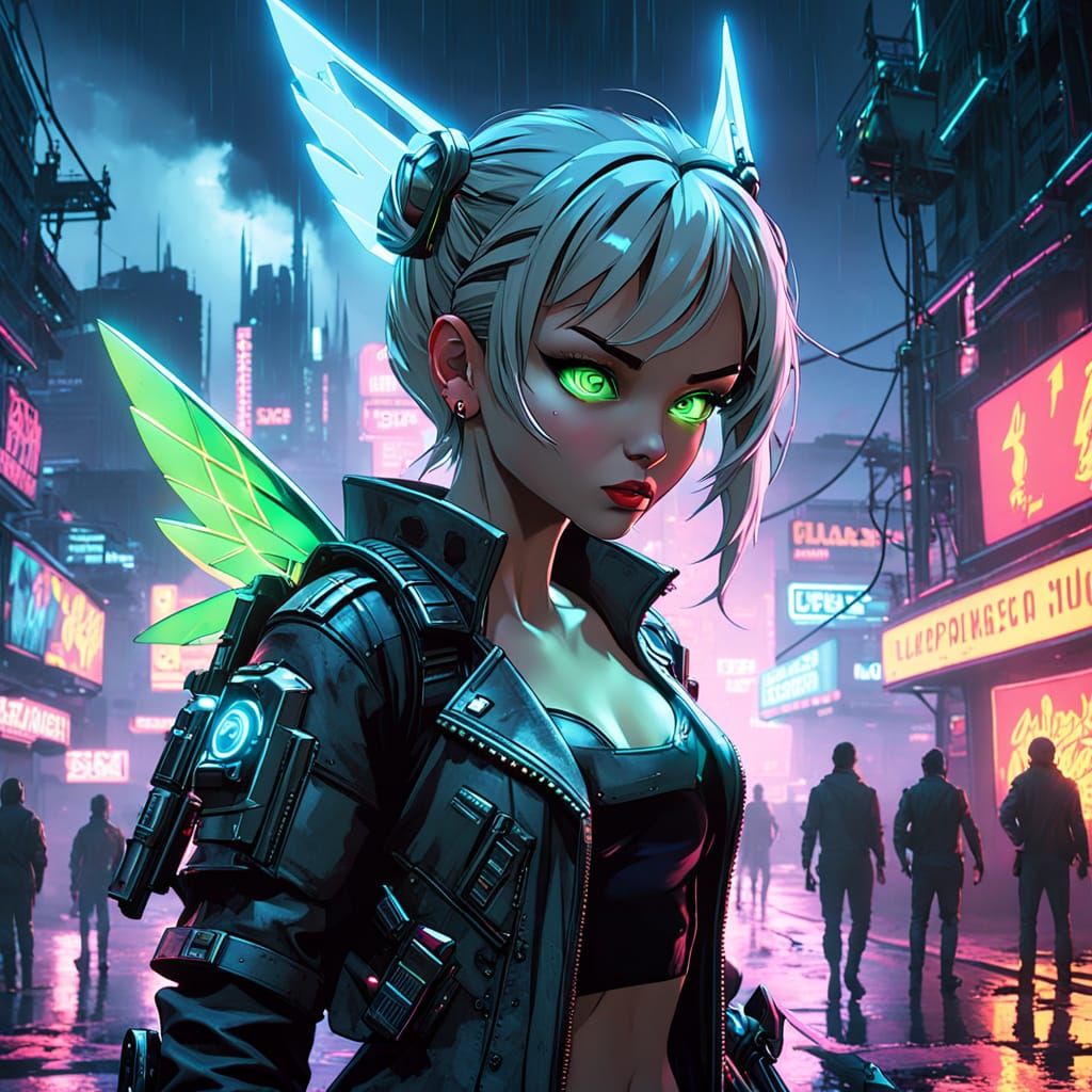 Cyborg Tinkerbell Battles Zombie Pirates in a Dystopian Apoc...