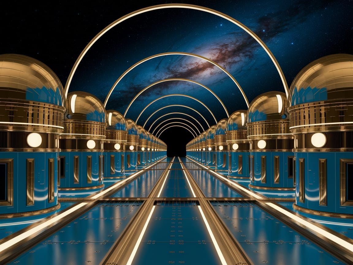 Teslapunk Metropolis: Brass and Steel Architecture