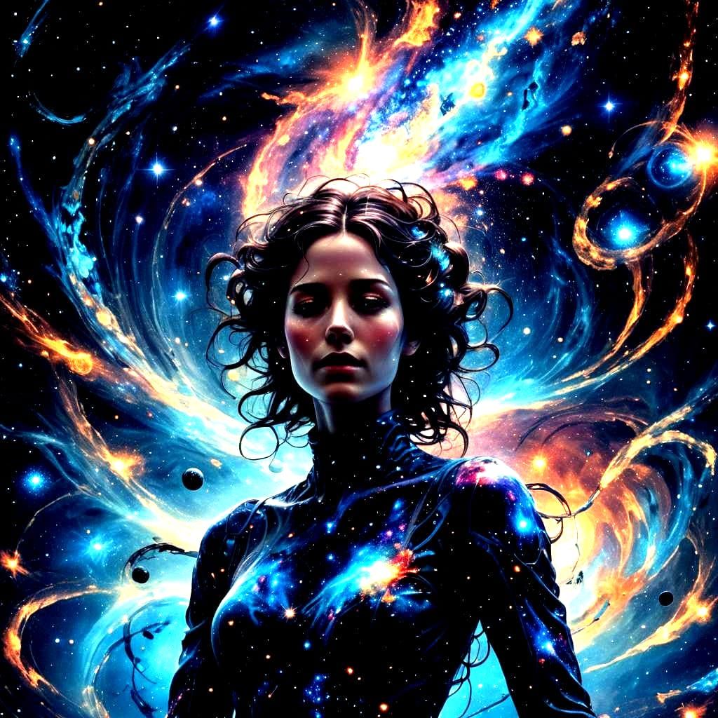 Cosmic Stardust: A Digital Art Galaxyscape