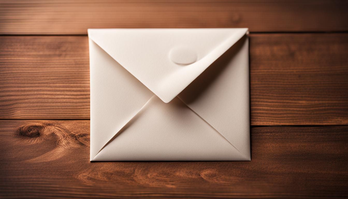 Envelope and Email in Professional Photography Style