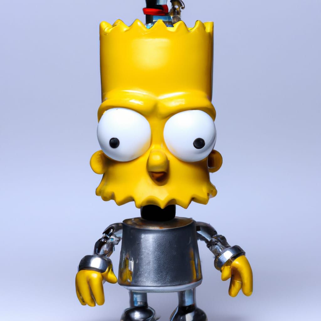 Bart Simpson as Robot Funkopop