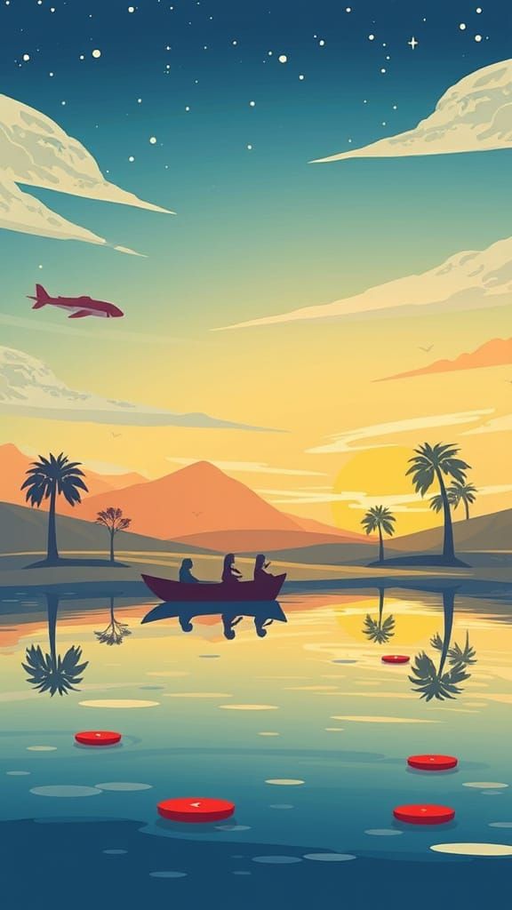 Dreamscapes of Aviation Meets Aquatic Wonders