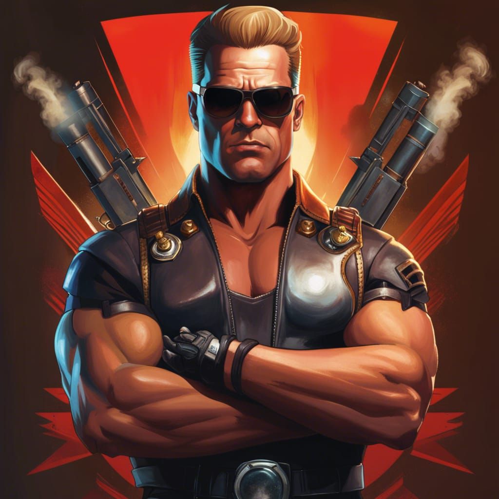 Duke Nukem poster.