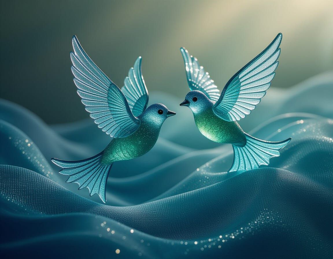 Sea-Glass Vyatka Birds