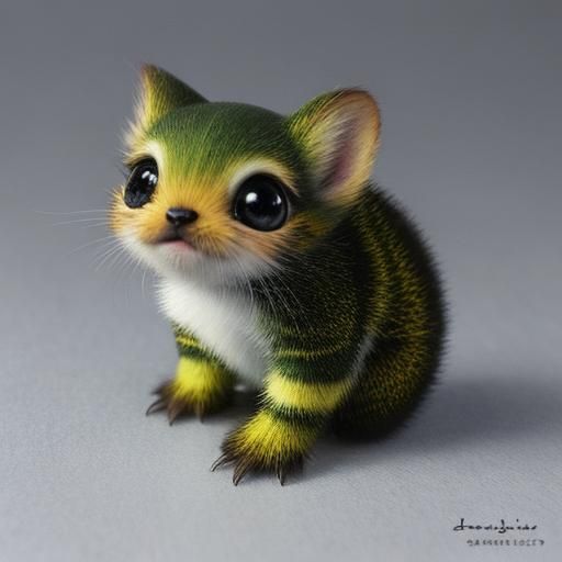 Adorable Unknown Creature in Hyperrealistic Style