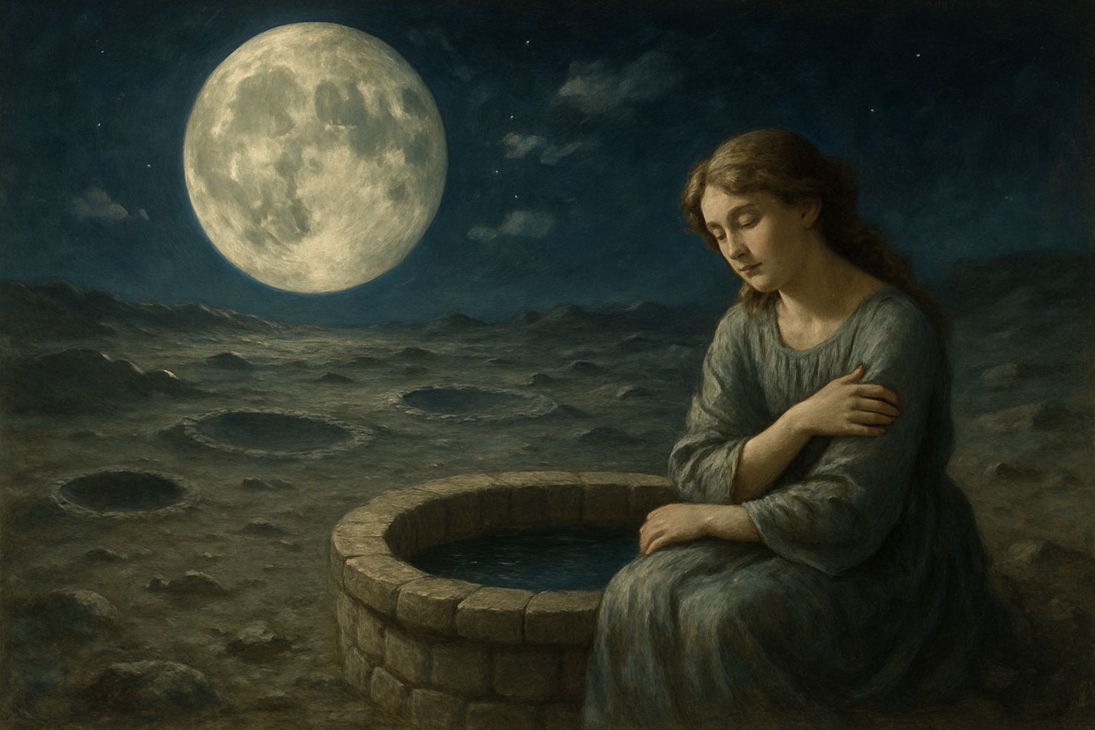 I Fashion a Moonscape I Still a Well