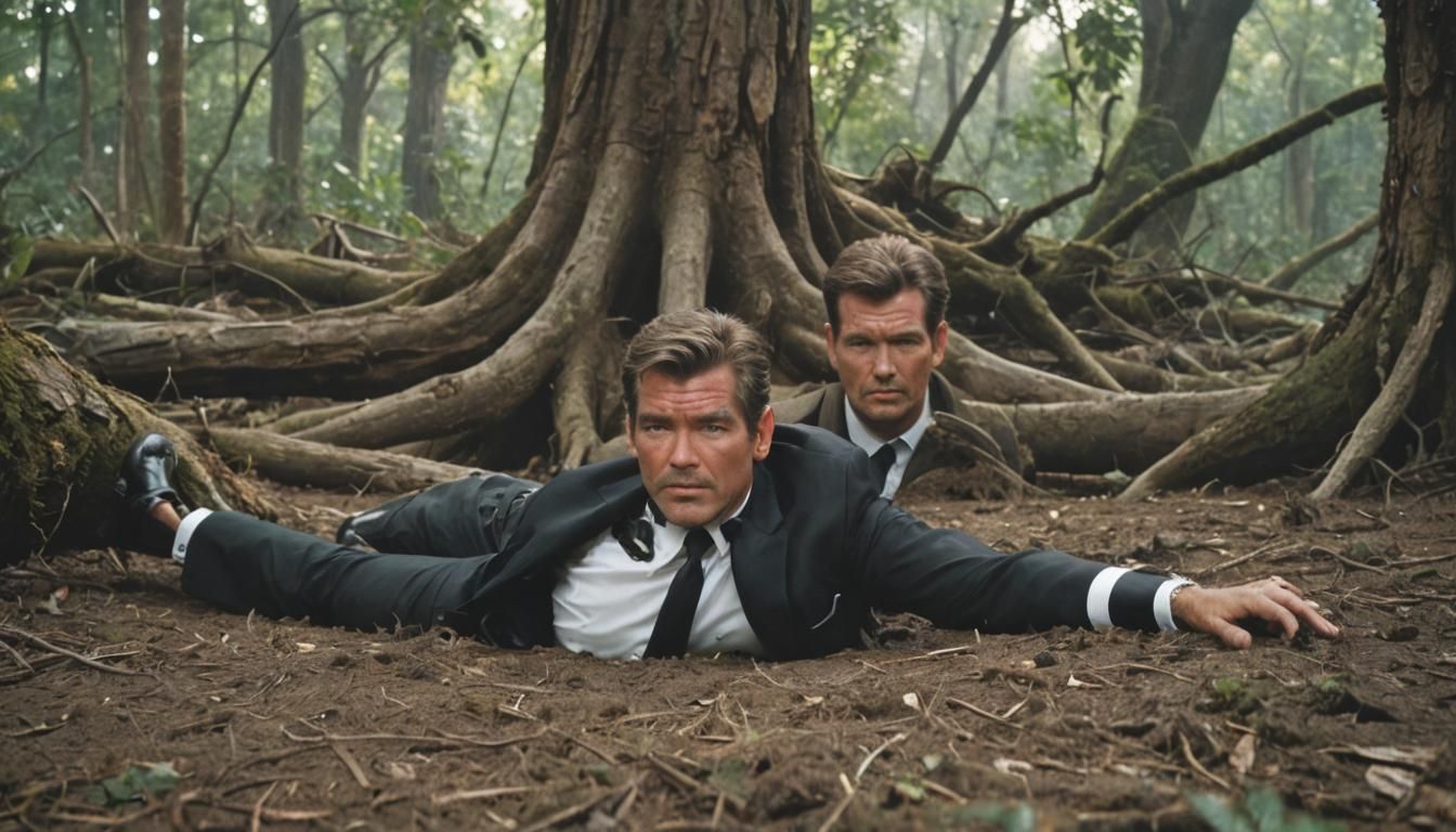 Pierce Brosnan as James Bond Film Still