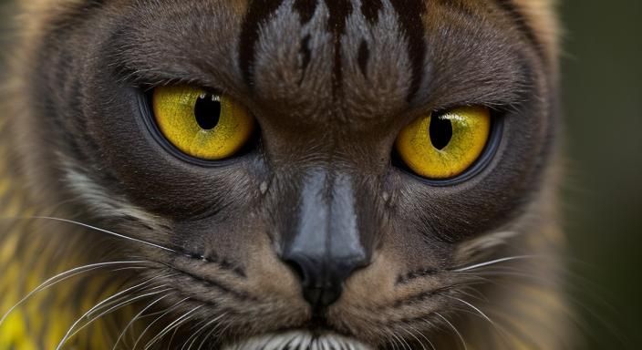 Black Panther Portrait in Jungle with Bokeh