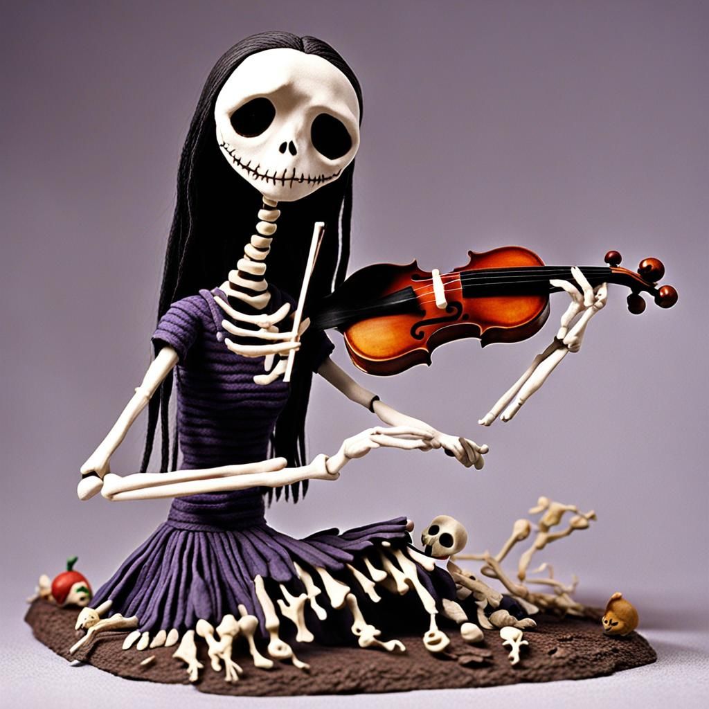 Nightmare Before Christmas: Bone Violin Serenade