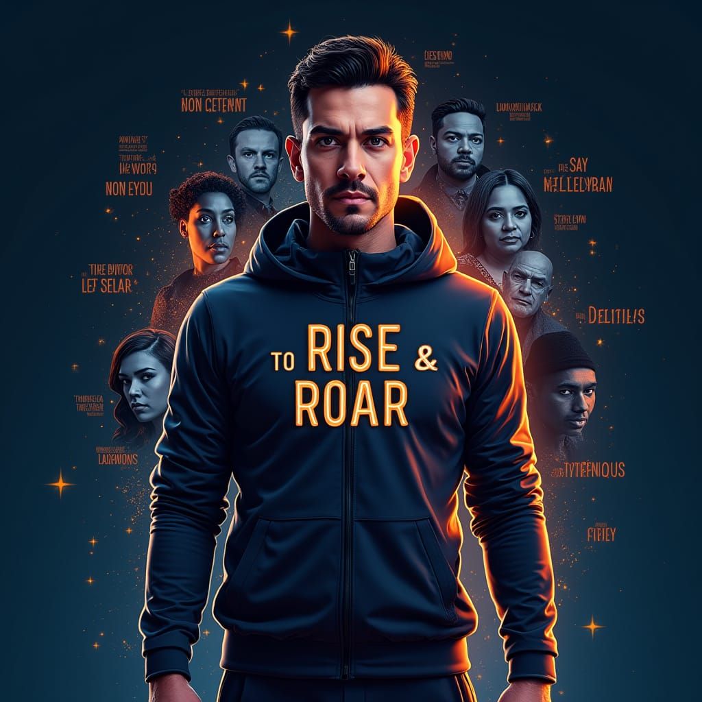 Motivational Leader in Creative Vision, Embodying Rise & Roa...