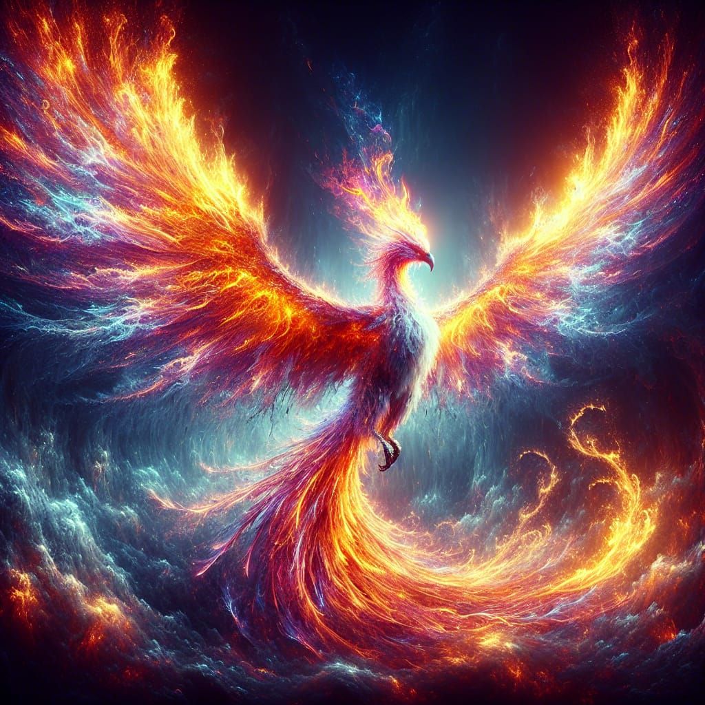 Phoenix Rising: Mythical Bird of Rebirth