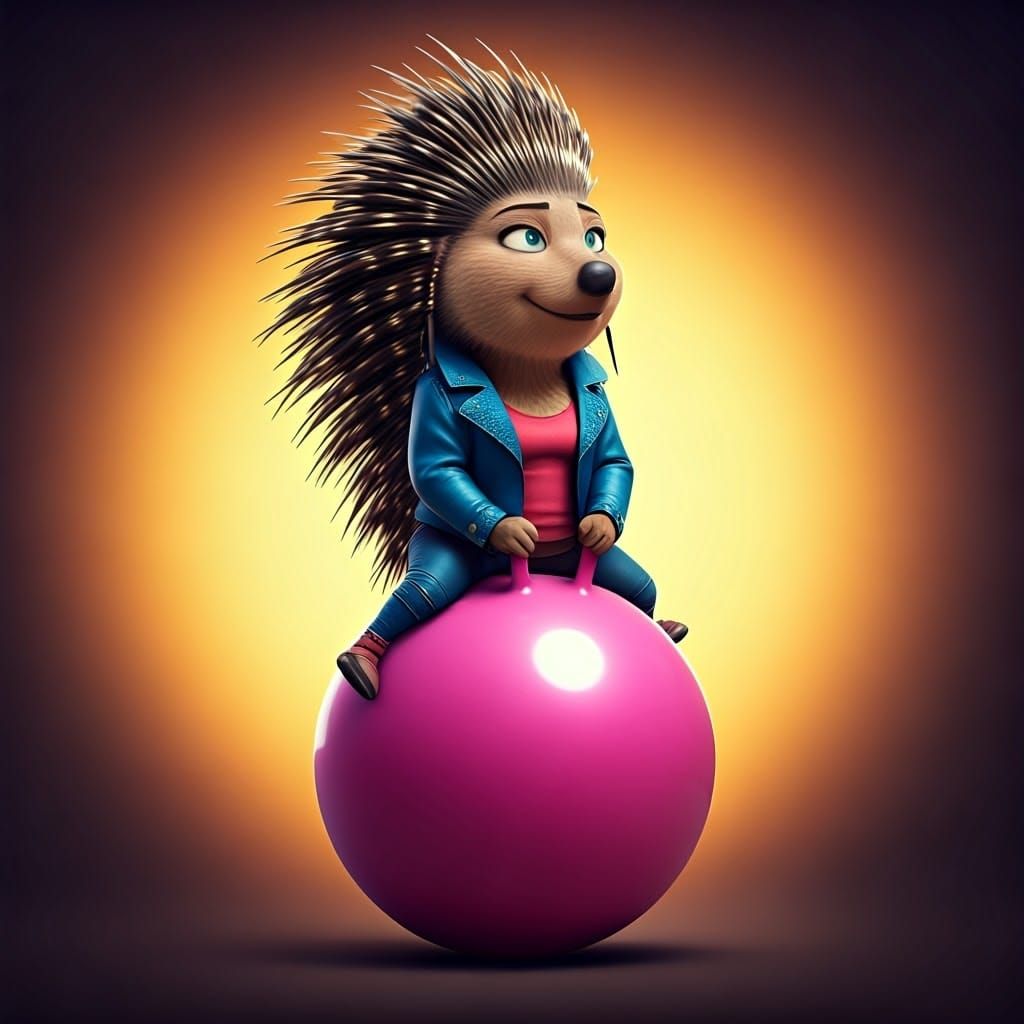 Ash Rocks Out on a Hopper Ball