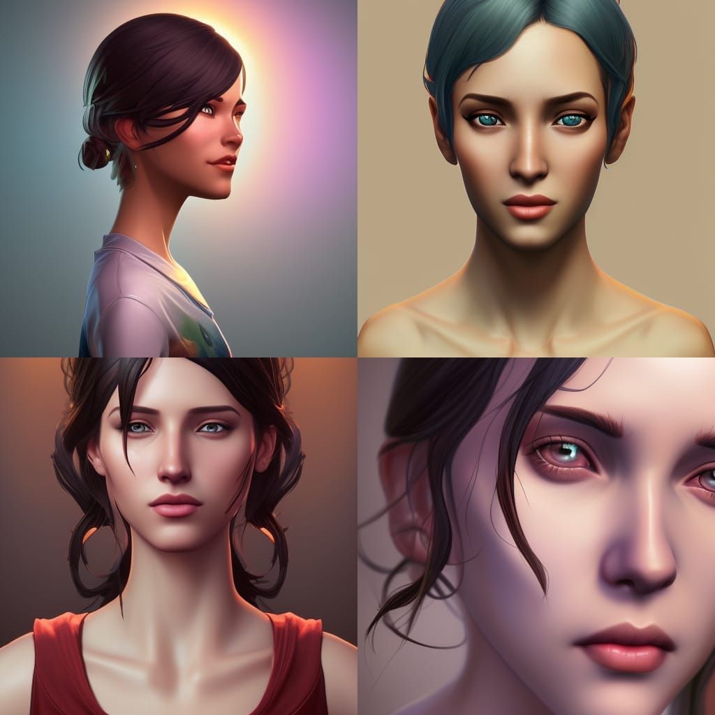 Hyperdetailed Portrait in Artgerm Style