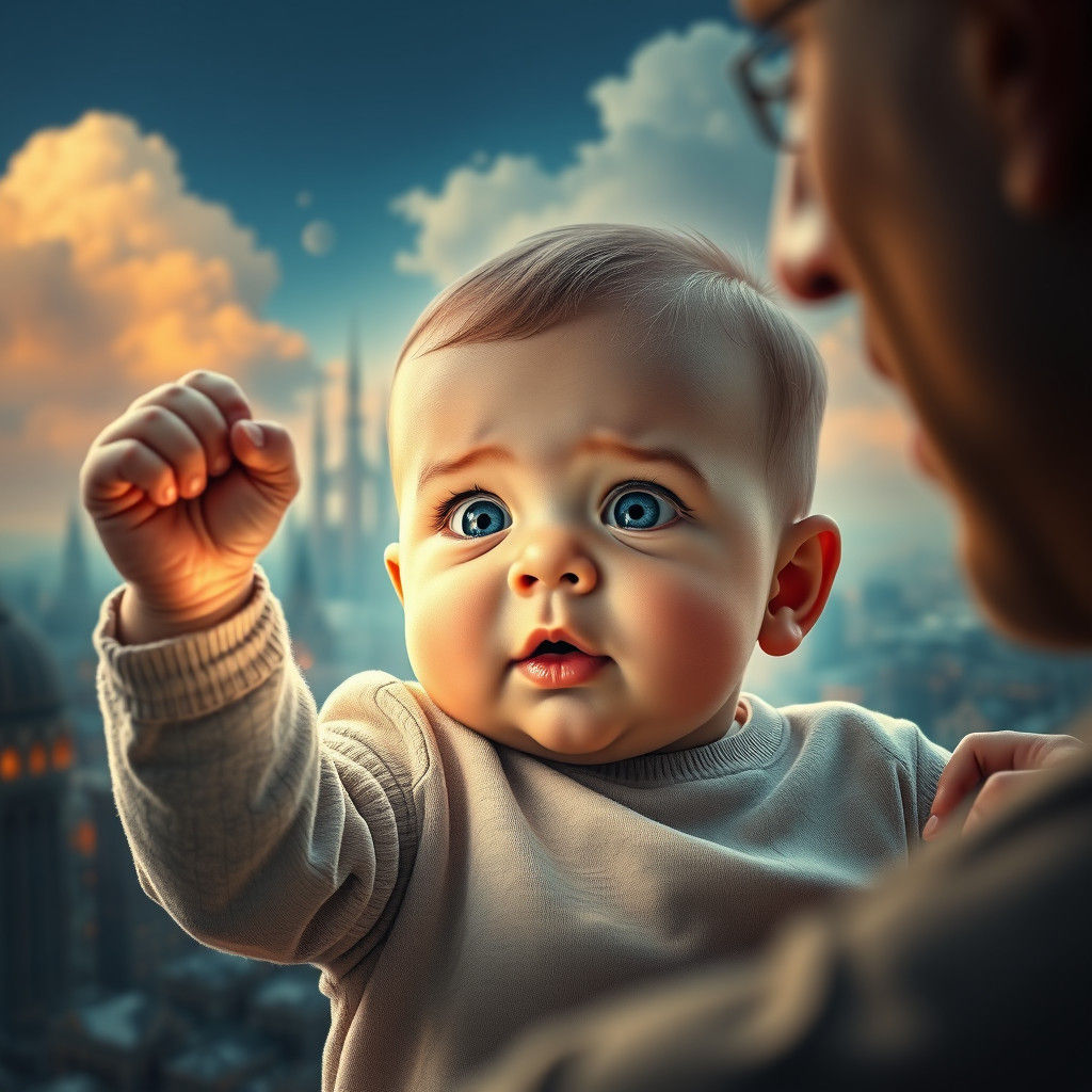 Baby Silences Adult with Telekinetic Stare