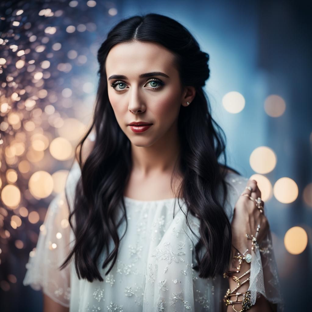 Striking Portrait with Bokeh and Natural Lighting