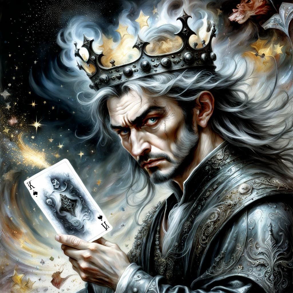 Magical King Emerges from Erased Card