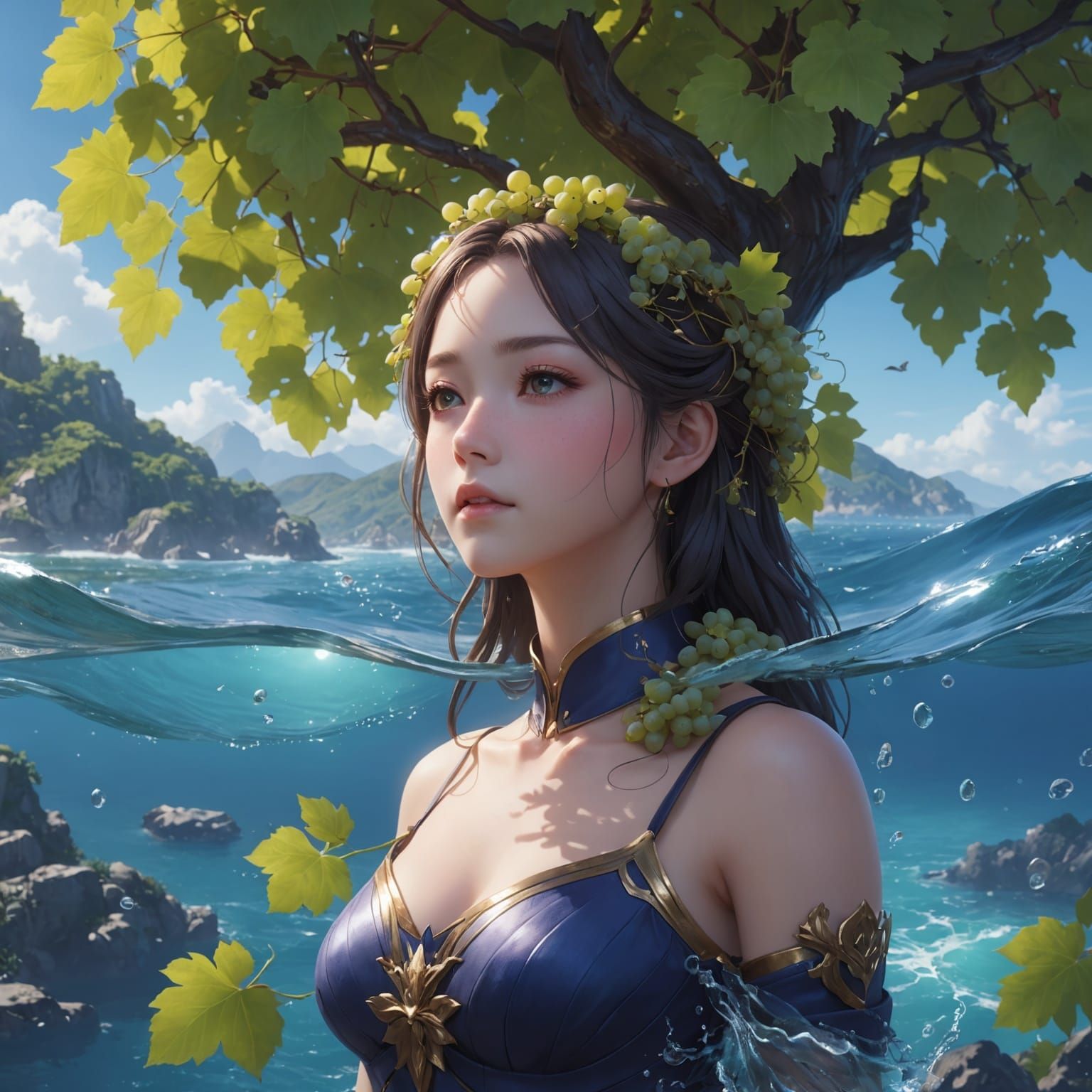 Universal Ocean Soul: 3D Anime Art