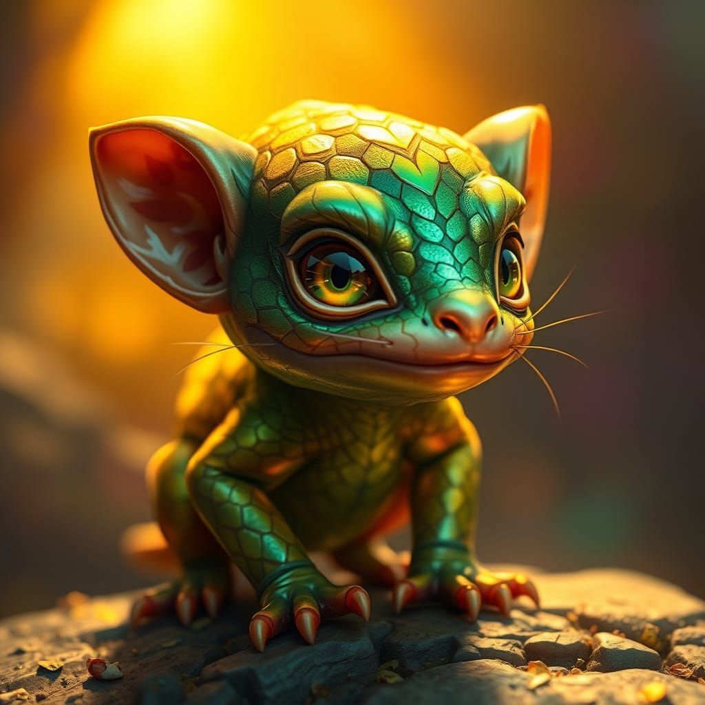 Agile Kobold Tarek in Fantasy Art Style