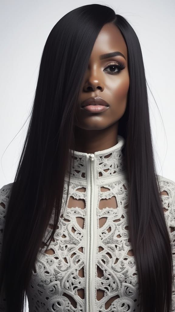 Kelly Rowland as a Beautiful Goddess in White Gown