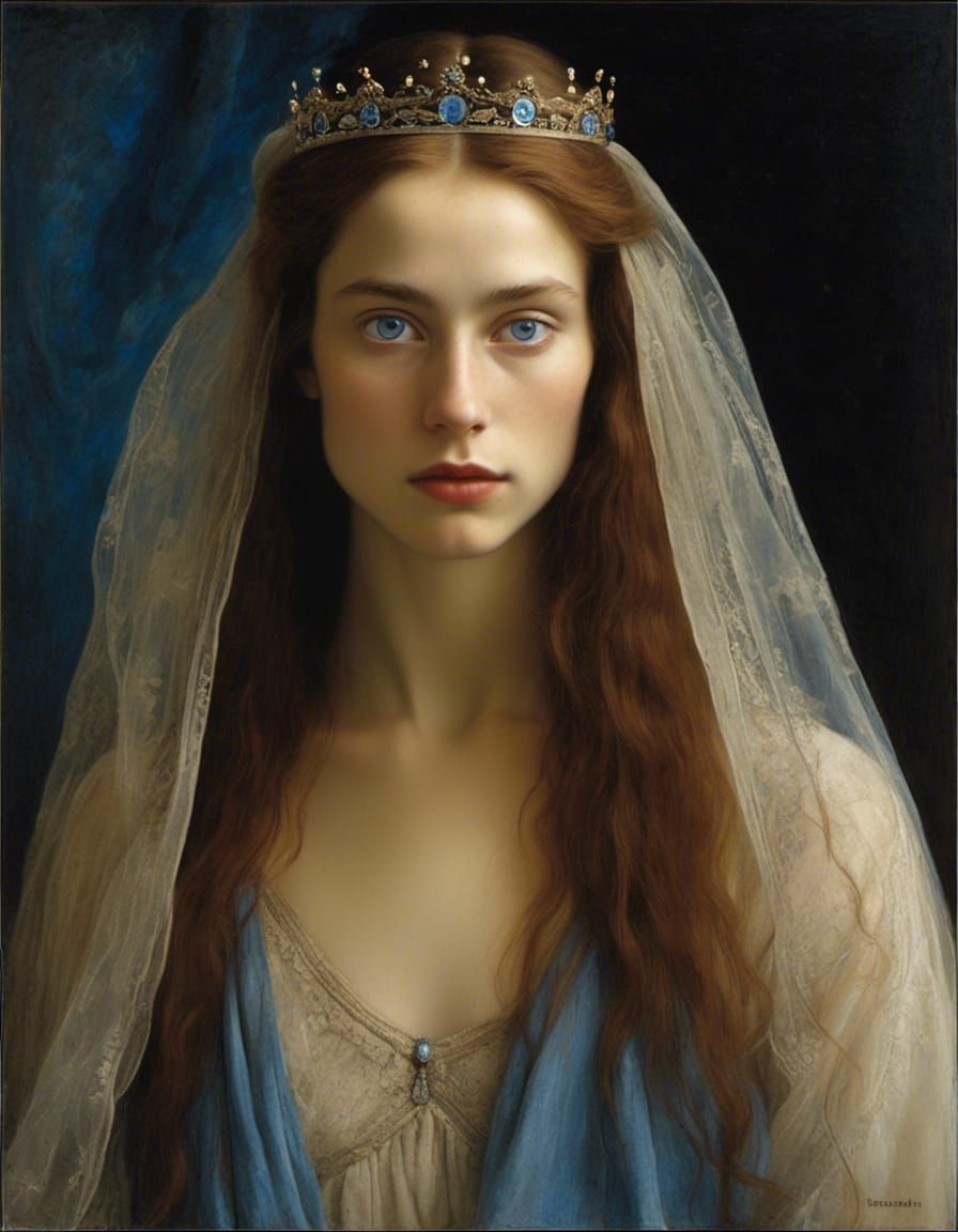 Dunedain Queen Portrait in Tonalist Style