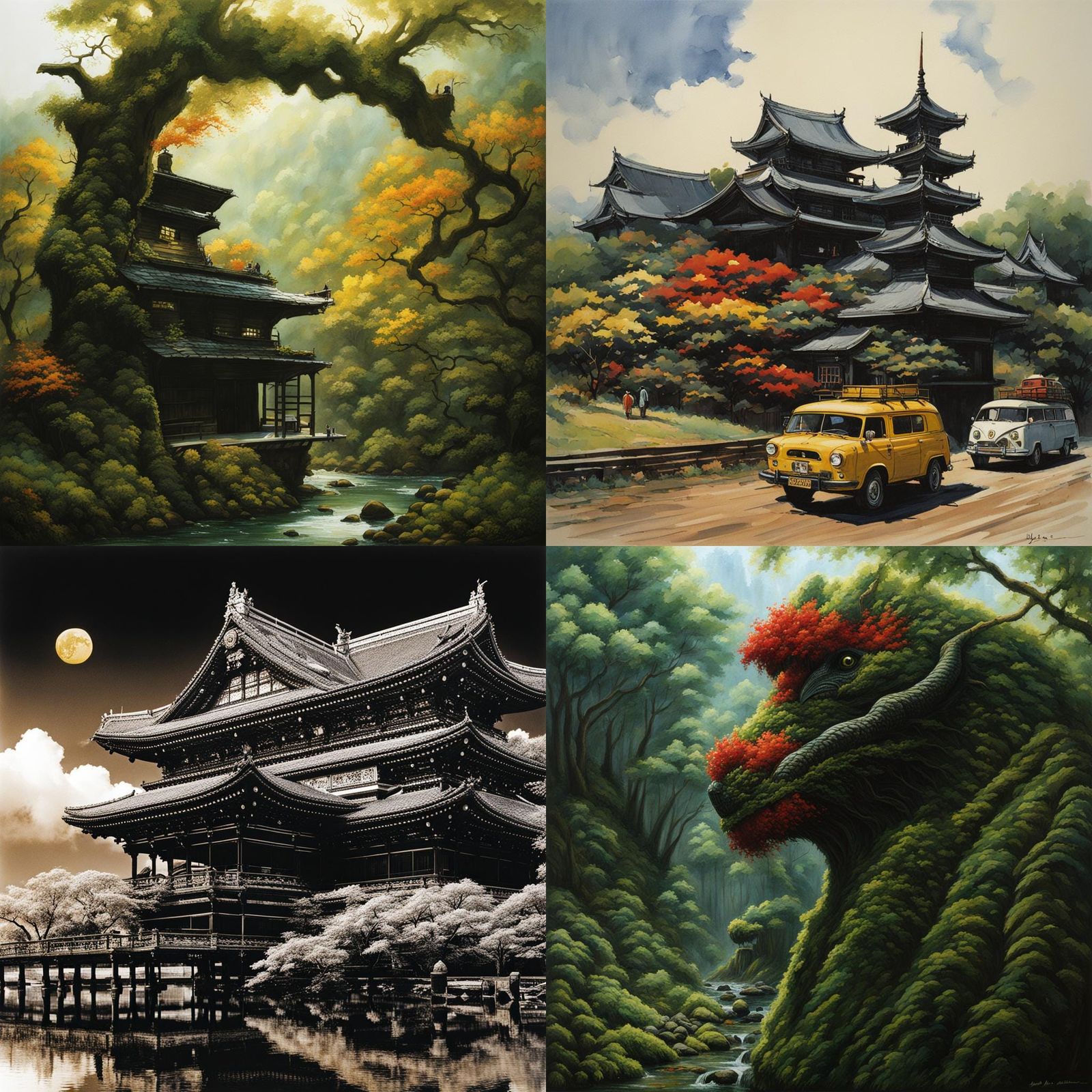 Grotesque Creature Design Inspired by Japanese Artist