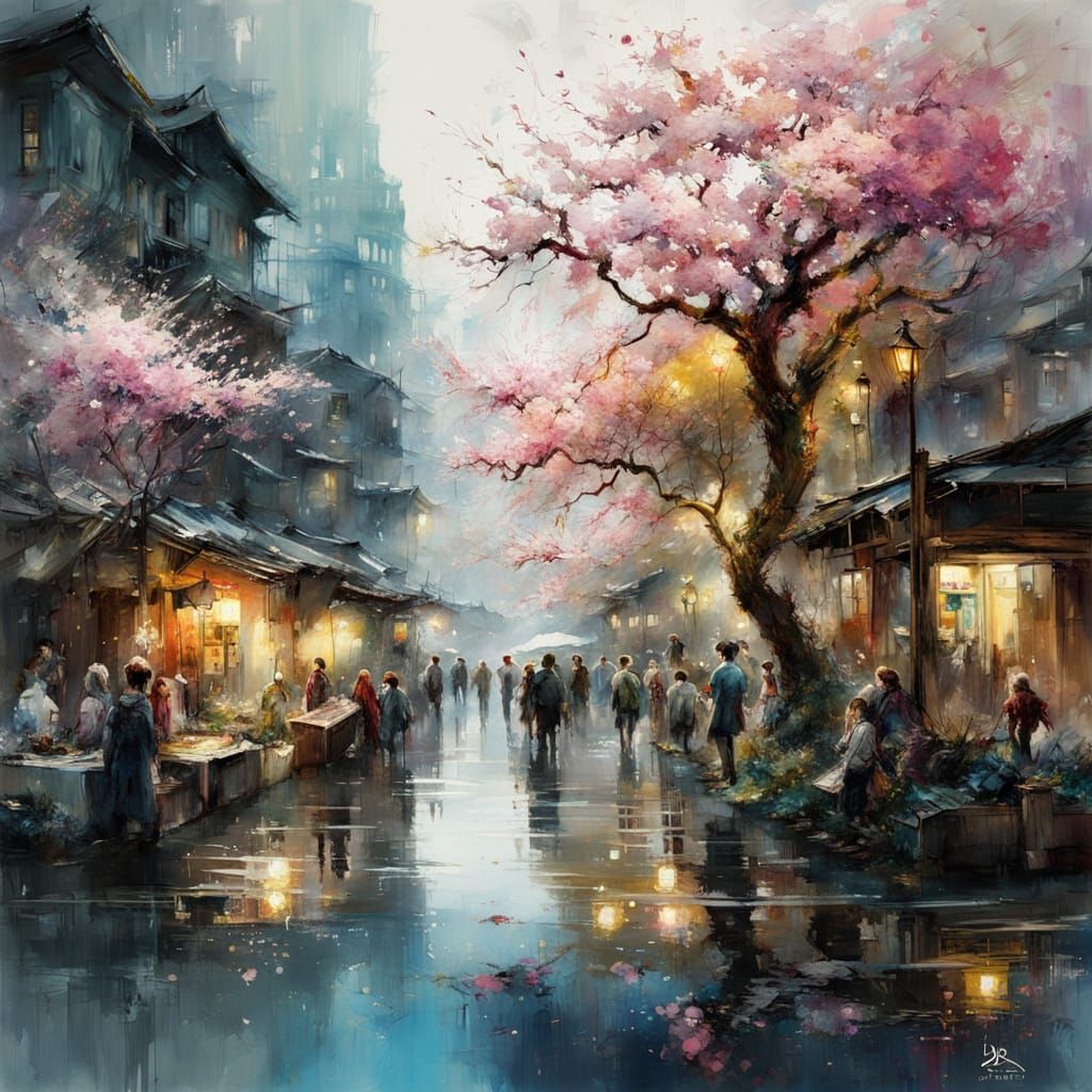 Earth in Galaxy: Watercolor Fine Art