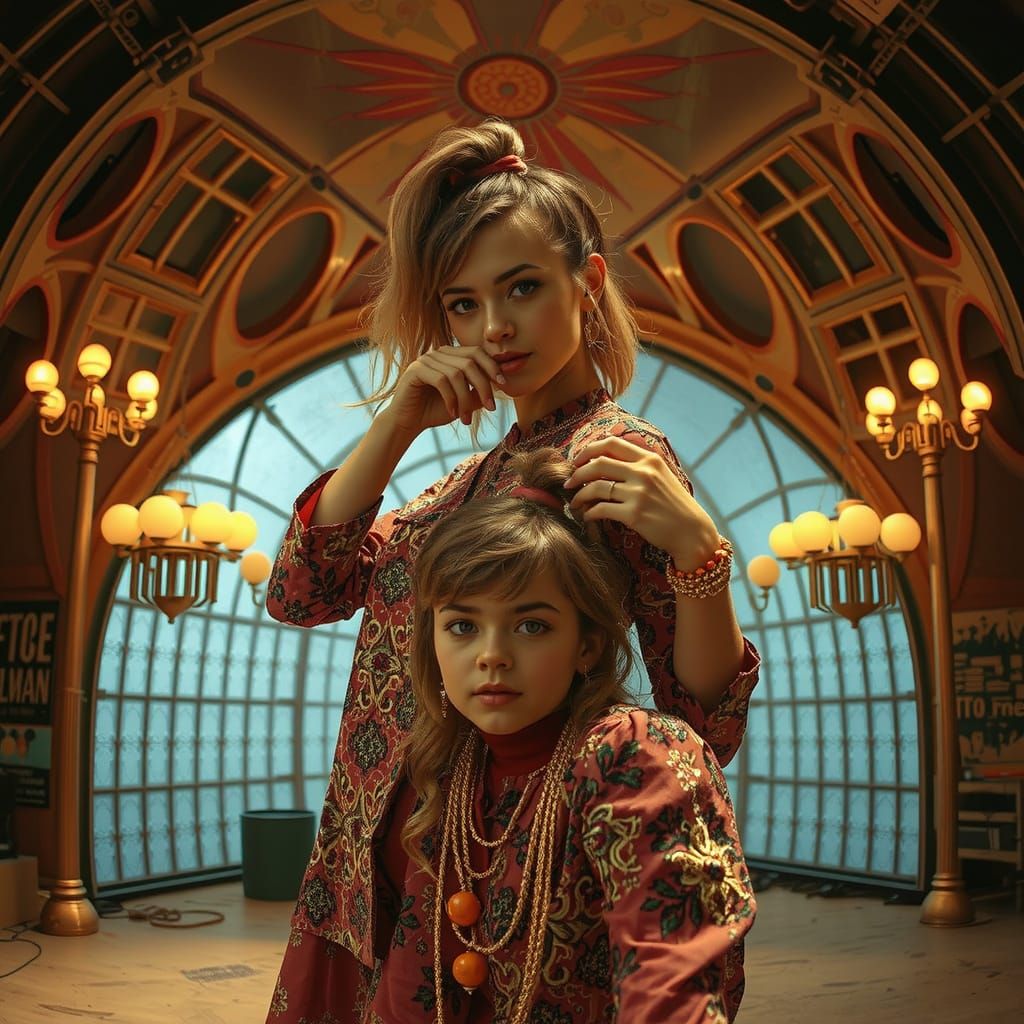 Chloe Moriondo and Dodie in Vibrant Dystopian Fantasy