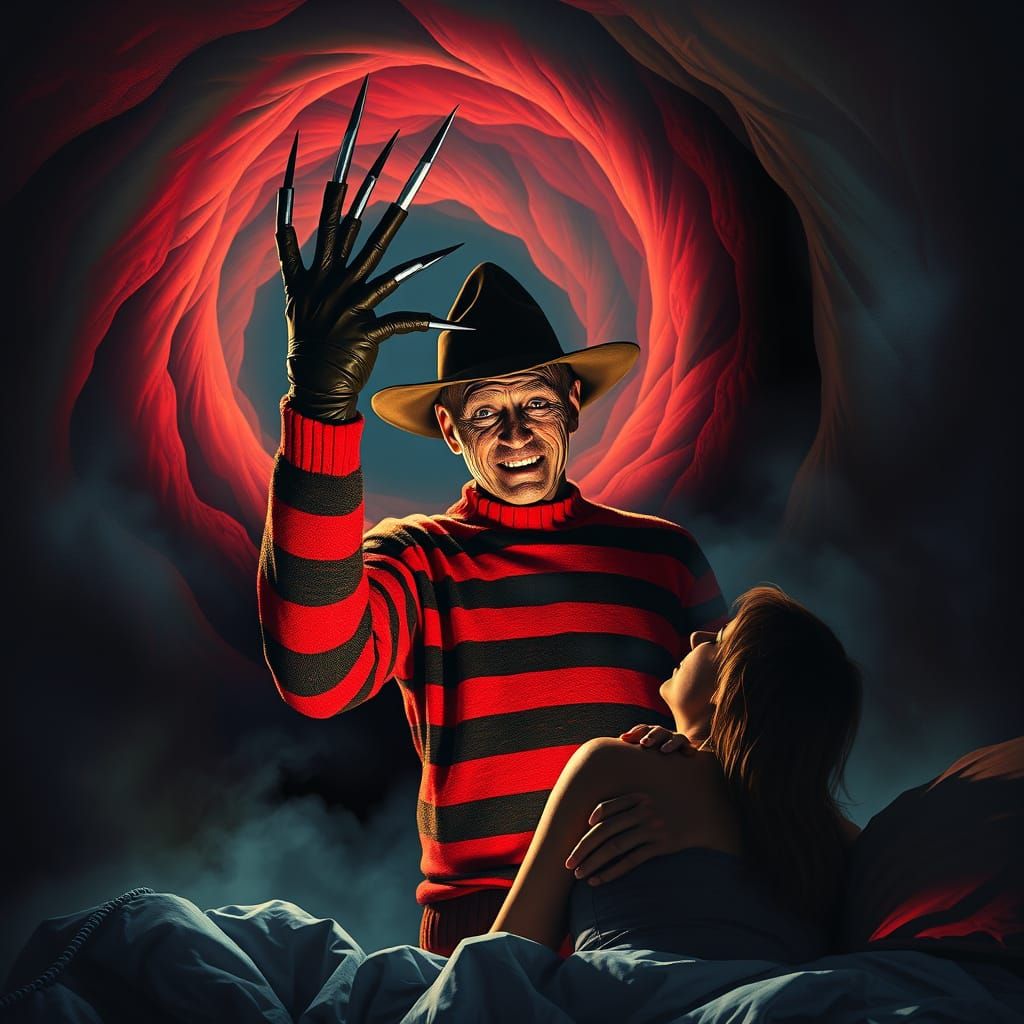 Freddy Krueger Enters a Haunting Dream with Razor-Sharp Kniv...