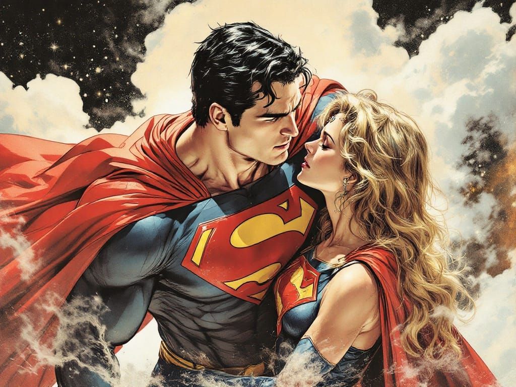 Superhero Goddesses in Classic Fantasy Art Style