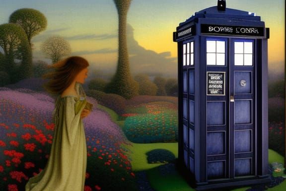 Luminous Crystal Garden at Sunrise: A Fantasy Concept Art