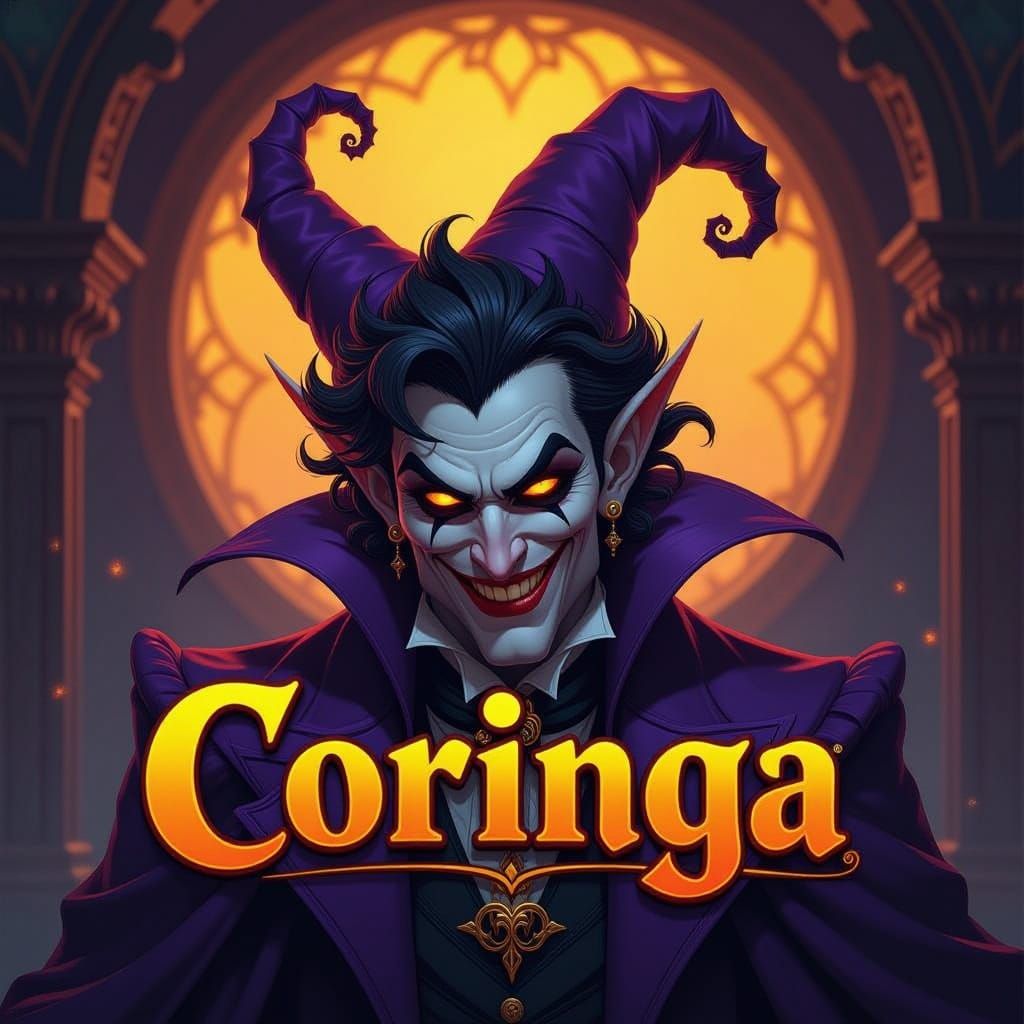 Mischievous Coringa on Twitch Splash Screen