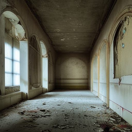 Abandoned Hospital: Liminal Space in Digital Painting