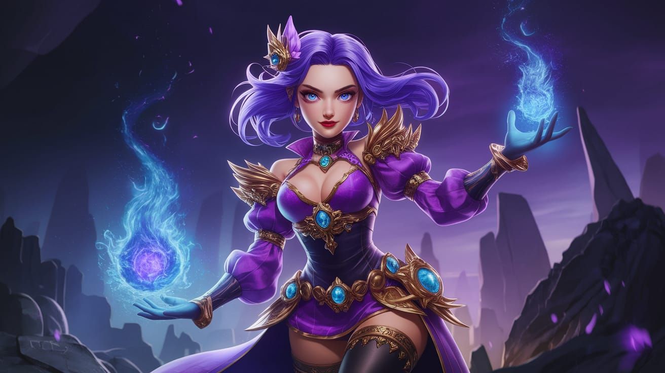 Surreal Azure Coal Landscape