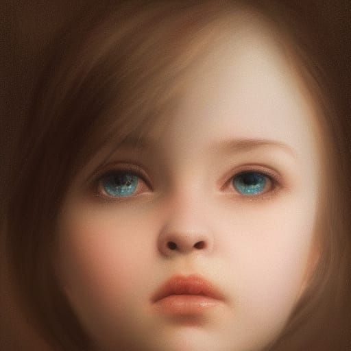 A solitary tear on a cheek frozen in time