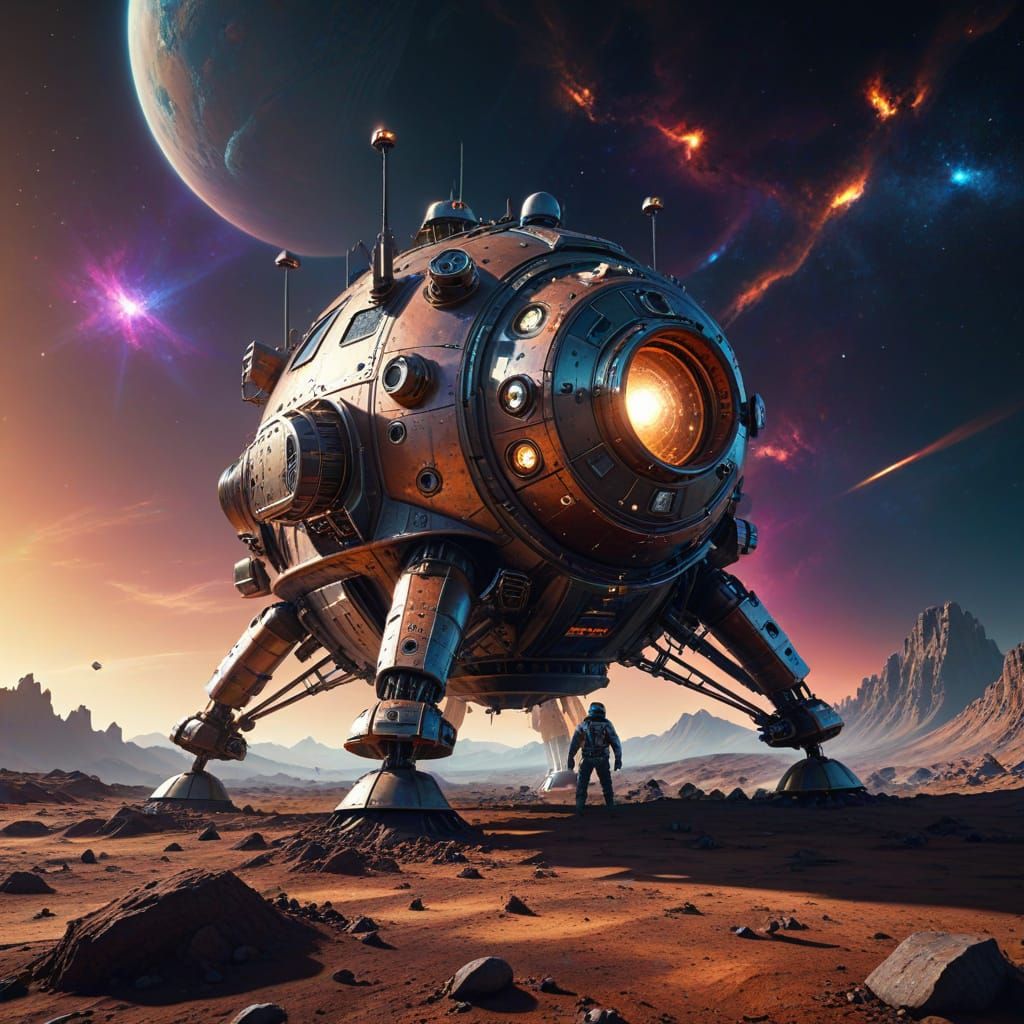 Epic Steampunk Space Odyssey with Intrepid Explorer